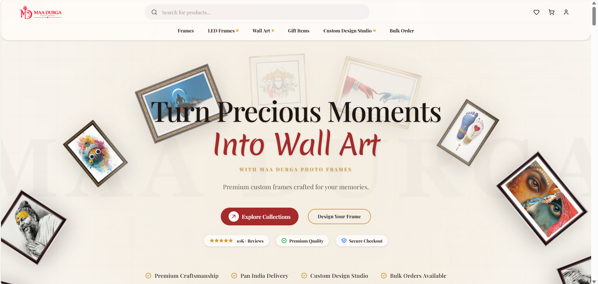 MD Frames: Revolutionizing Custom Framing with Interactive E-Commerce